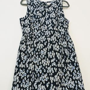 Gap Sleeveless Abstract Print Dress